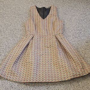 Forever 21 Dress Small Double Zero Woven Dress Patterned Size Small